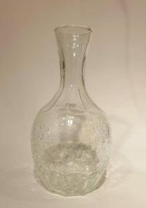 Vases effect verre écrasés en cristallin