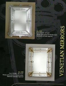 Miroir Venise rectangulaire Voltolina Cristal Murano 