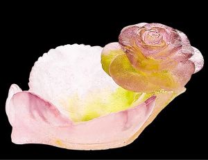 Mini coupelle Roses Daum