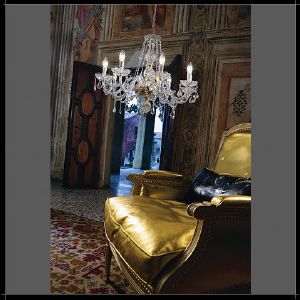 Lustre Chandelier Cristal Murano Voltolina Collection Toledo
