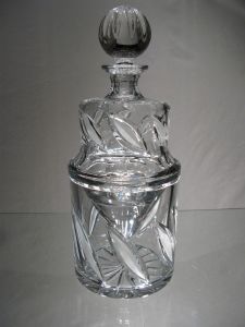 Carafe à Vodka Whisky en Cristal de Bohème 