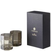 VERSACE Médusa : coffret 2 verres à whisky  Haze
