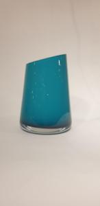 Vase coupé turquoise 