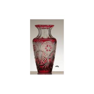Vase Cristal de Paris Taille Fine Couleur 38 cm
