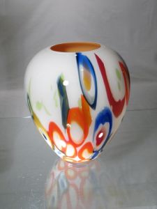 Vase Scherzer Obu Millefleur Couleur