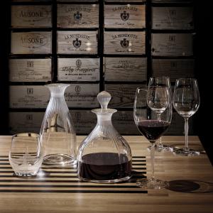 100 points Cristal Lalique Coffret 6 Verres Bordeaux