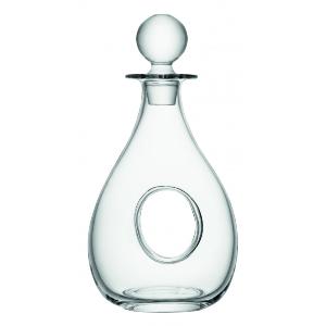 Carafe  vin avec un trou en cristal 75cl