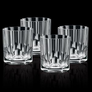 Verres à whisky en cristal collection Aspen ( coffret de 4 )