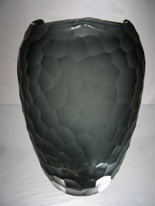 Vase Crocodille Gris Obu