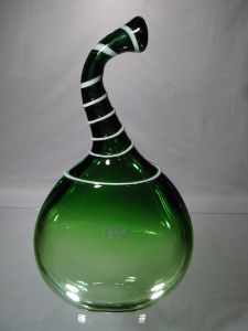 Vase Millafori trompe elephant vert