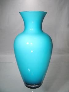 Vase Chambord cristal turquoise Millafori