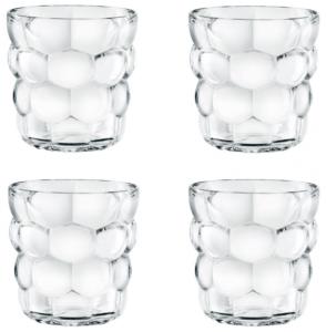 Verres à eau multi-usage Bubbles en cristallin ( lot de 4 ) 