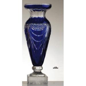 Vase sur pied Cristal de Paris Pompeia 49 cm 