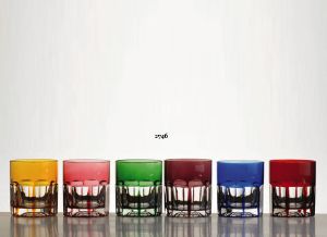 Collection Rome: Verres cristal 6 couleurs