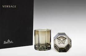 VERSACE Médusa : coffret 2 verres à whisky  Haze