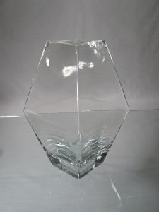 Vase Transparent Losange Uni  