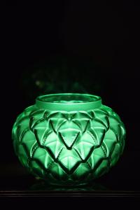 Vase Lalique Languedoc Grand Modèle Vert