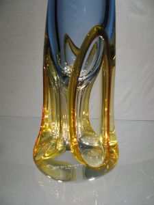 Vase Cristal +24%plomb. pièce unique 