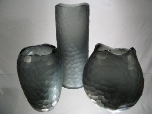 Vase Crocodille Gris Obu