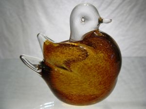 Canard ambre Murano 