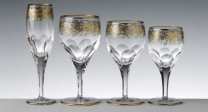 Service de 6 Verres Cristal de Paris modele Sultan