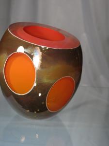 Vase Rouge Mars Murano nouveaute