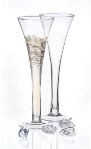 Flutes Champagne moderne uni forme tulipe