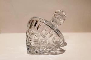 Petite Carafe Toupie Cristal de Bohème 