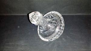 Petite Carafe Toupie Cristal de Bohème 