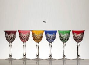 Collection Londres: Verres Roemer à vin du rhin 6 couleurs