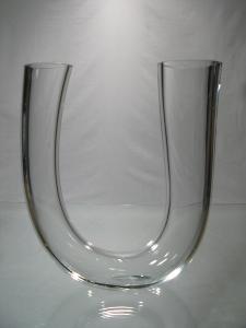 Vase en Cristal Uni Forme U 