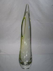 Vase Soliflore Feuille  Murano