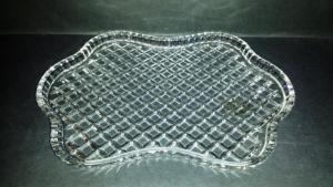 Plateau Hors d' Oeuvre Cristal de Bohème 