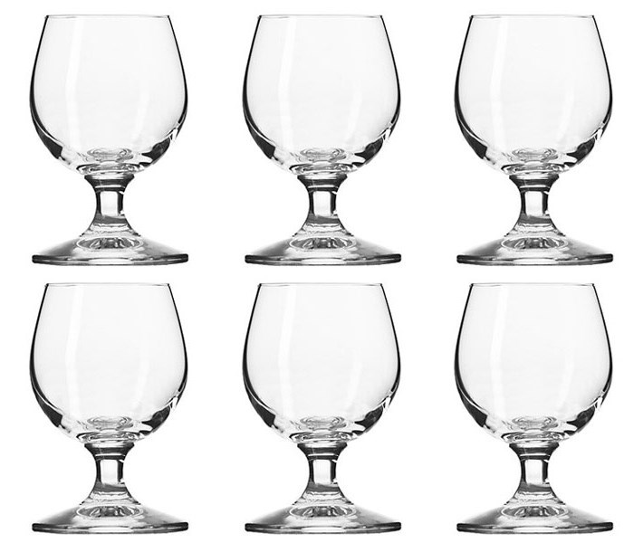 Coffret 6 petits Verres à cognac 10 cl Vivat