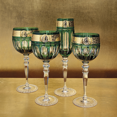 Versace Collection Verres Gala Prestige Médusa Vert