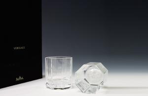 VERSACE Médusa : coffret 2 verres à whisky 