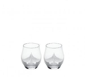 100 points Cristal Lalique coffret 2 Verres Gobelet Whisky