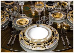 Versace Collection Verres Gala Prestige Médusa Noir