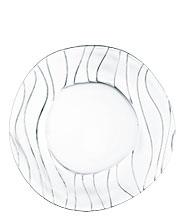 Service 4 Assiettes en cristal +24% plomb collection Ocean