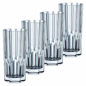 6 Verres long drink en cristal collection Aspen