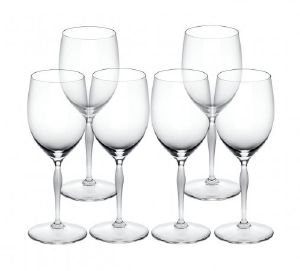 100 points Cristal Lalique Coffret 6 Verres Eau