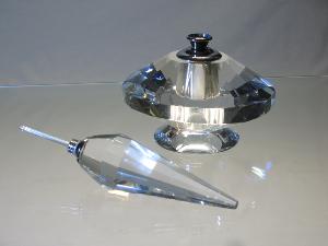 Flacon à parfum Cristal de Paris plat