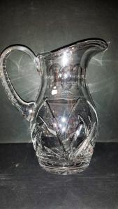 Carafe à Eau petite jarre taille légère en Cristal de Bohème