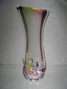 Vase Cristal +24%plomb. pièce unique 