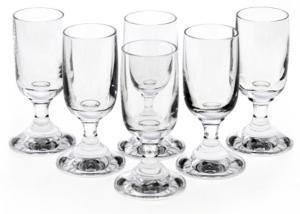 Verres digestfs shooter cristal uni Vivat 2 cl (série de 6 ) 