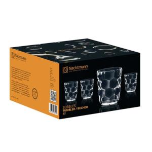 Verres à eau multi-usage Bubbles en cristallin ( lot de 4 ) 