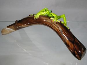 Grenouille sur branche Murano