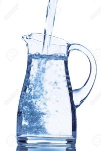 Carafe à eau en cristal écologique avec anse