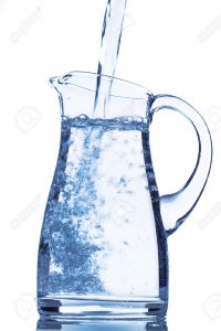 Carafe à eau en cristal écologique avec anse