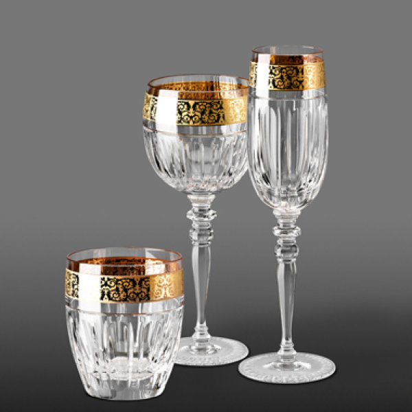 Versace Collection Verres Gala Prestige Médusa Cristal